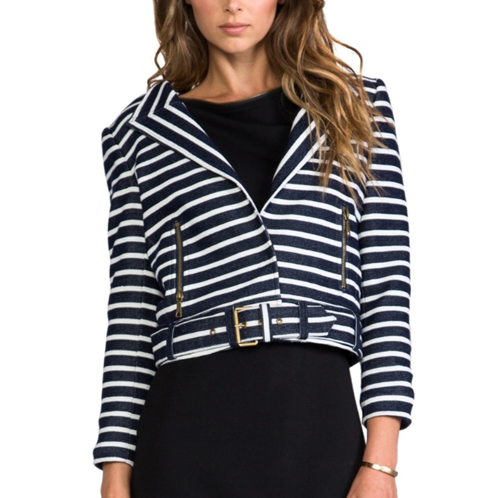 RACHEL ZOE Striped Balzer